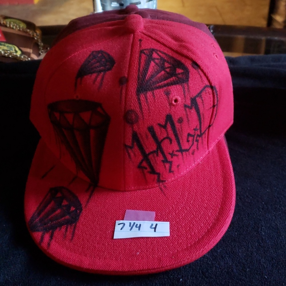 Custom designed fitted hat